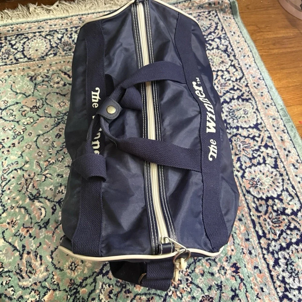 RARE Vintage THE WINNER Blue Tote Duffel Bag
